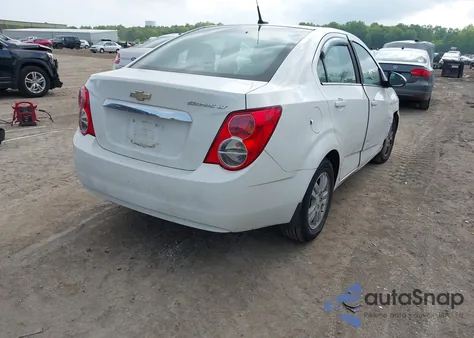 2013 Chevrolet Sonic Lt Auto из США, поврежденный, VIN 1G1JC5SHXD4147865